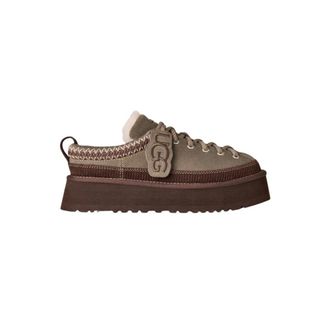 UGG Heritage Lace-Up Slipper - Dames - Schoenen - Bruin - Maat: 36 EU Su&egrave;de