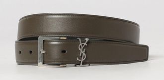 Saint Laurent Cintura Cassandre in pelle di vitello con monogramma YSL