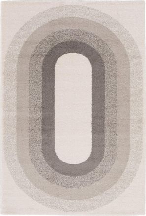 AFK Living Alfombra ultrasuave hecha de fibras recicladas gris 160 x 230 cm