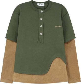 The Attico Sudadera de Algod&oacute;n - Sweatshirts & Hoodies - Mujer - Verde - S