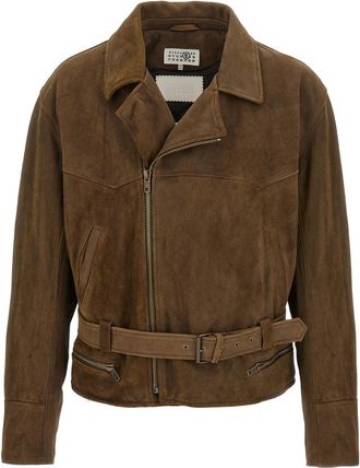 Maison Margiela Brown Notched Lapel Jacket