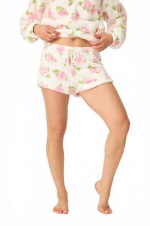 PJ Salvage Fleece Plush Short In Rose