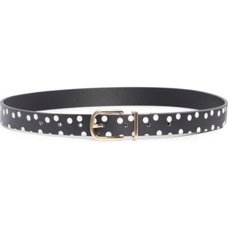 Kate Spade New York 25mm Reversible Belt in Lack/polished Gold 001 at Nordstrom Rack, Size X-Large