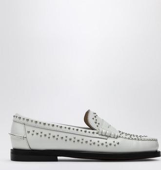 Sebago Classic Dan loafer white with studs