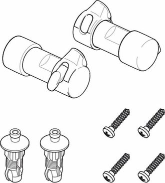 Roca Roca - Av0009800r Kit Fijaci&oacute;n Para Asiento Inodoro In-tank - Ref: Av0009800r