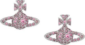 Vivienne Westwood Grace Bas Relief Stud Earrings - Dames - Oorbellen - Roze - ONE Size - Accessoires