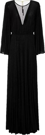 Elisabetta Franchi Kleedjes, Dames, Zwart, L, Polyester, Red Carpet Dress