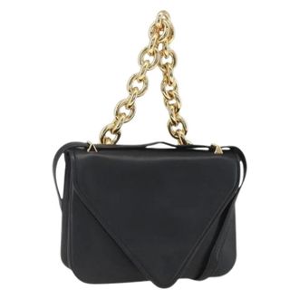 Bottega Veneta Pre-owned Shoulder Bags, female, Black, Size: ONE SIZE Pre-owned Vintage Shoulder Bag