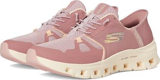 Skechers Glide Step Pro Hands Free Slip Ins Womens Shoes Dark Mauve : 5.5 B - Medium, Synthetic