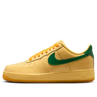 Nike Air Force 1 Low Topaz Gold Pine Green Patent IO4489-700