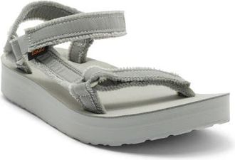 Teva Midform Universal Canvas Sandal in Seagrass at Nordstrom, Size 10