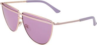 Guess Roze Gouden Metalen Zonnebril