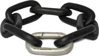Parts Of Four Bracciale a catena Infinity in argento sterling - Nero