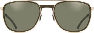 Porsche Design P8690 B Mens Sunglasses Gold Size 57