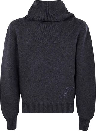 Jacquemus Trui met geborduurd logo - Grijs