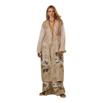 Souvenir Kimonos, female, Beige, Size: S M39F0312-Bd137 Kimono