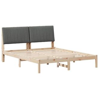 vidaXL Estructura De Cama Marr&oacute;n 150 X 200 Cm Madera De Pino Macizo Vidaxl