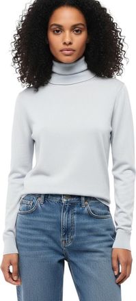 Maison Margiela Sky Blue Turtle Neck Sweater