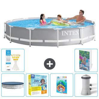 Intex Piscina Prism Frame Redonda - 366x76 Cm - 7-piezas S57