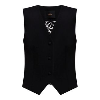 Twinset Gilet con pizzo - - Suits - Donna - Nero - L