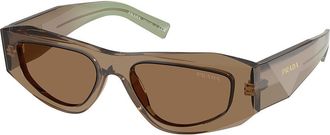 Prada PR B19S 29E90F Mens Sunglasses Brown Size 52
