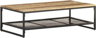 vidaXL Mesa de centro de madera maciza reciclada 110x60x35 cm Vidaxl