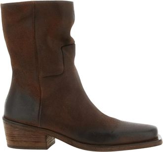 Mars&egrave;ll Tex Boot - Dames - Laarzen met Hak - Bruin - 37 EU - Su&egrave;de - Schoenen