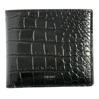 Celine Pre-owned Wallets, male, Black, Size: ONE SIZE Pre-owned Wallet (bi-fold)