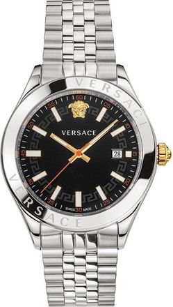 Versace Hellenyium Quartz Black Dial Mens Watch VEVK00420
