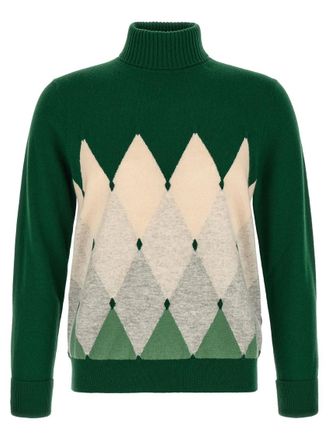 Ballantyne Green Turtle Neck Sweater