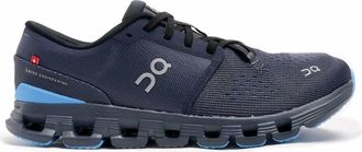 On Mens Cloud X4 Running Shoes In Navy Gourami