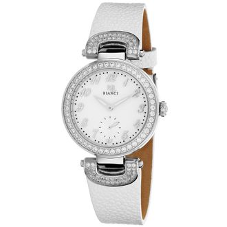 Roberto Bianci Womens Alessandra White mother of pearl Round 31mm