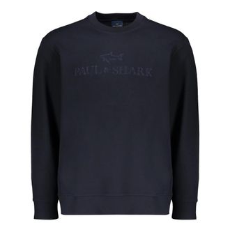 Paul & Shark Paul & Shark, Sweatshirts, male, Blue, Size: 2XL Crewneck Sweatshirt