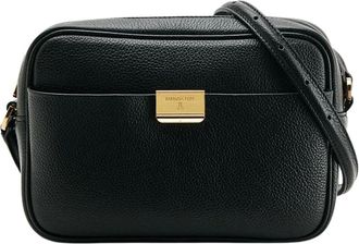 Patrizia Pepe All Day Crossbody Tas - Dames - Schoudertassen - Zwart - ONE Size - Leer - Tassen