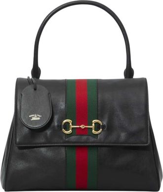 Gucci Black Paparazzo Medium Satchel