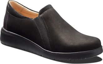 Samuel Hubbard Featherlight Marin Slip-On in Black Nubuck at Nordstrom, Size 8.5