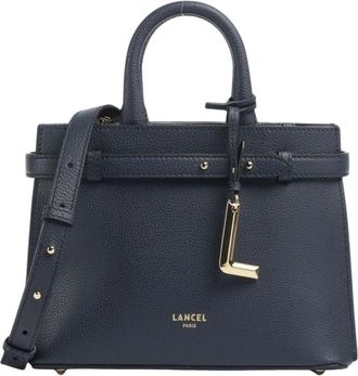 Lancel Faubourg Carryall S - Dames - Handtassen - Blauw - ONE Size - Leer - Tassen