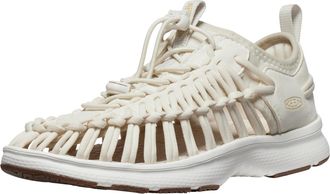 Keen Womens Uneek O3 Breathable Two Cord Custom Comfort Fit Sneaker Style Sandals, Birch/Star White, 8.5