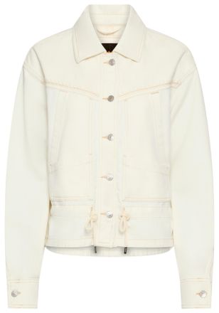 Boss Orange by Hugo Boss Jeansjacke BOSS ORANGE DENIM JACKET 4.0 Premium Damenmode, Damen, Gr. M (38), beige (natural 101), Denim/Jeans, Obermaterial: 91% Baumwolle, 9% Hanf, 