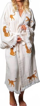 MOA Master Of Arts Loulou Tiger Kimono In Brown Tigers