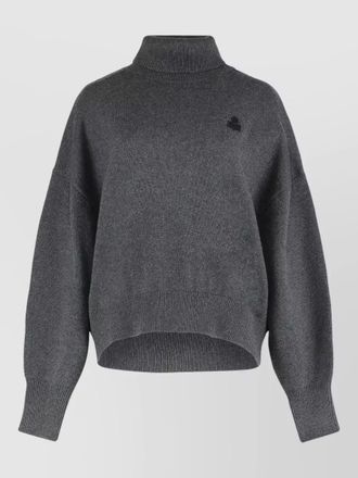 Isabel Marant nasha wool cotton sweater dropped shoulders