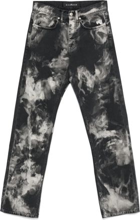 John Richmond Jeans con effetto acquerello - Nero