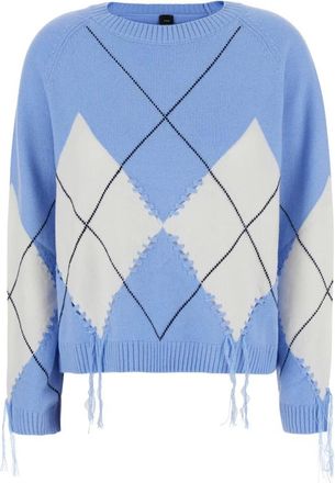 Pinko Mujer, Jerseys, Azul, Talla: 2XS