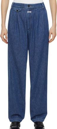 Closed Womens Rhoone Straight Jean In Mid Blue