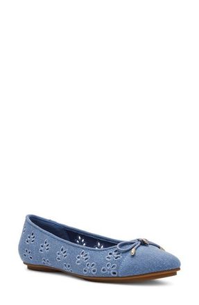 Anne Klein Luci Flat in Denim at Nordstrom, Size 6.5