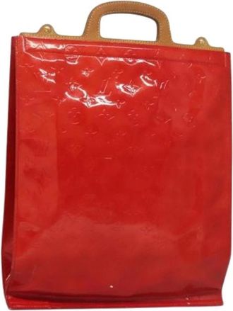 Louis Vuitton Tweedehands leren Louis Vuitton tassen - Dames - Vintage Shopper - Rood - ONE Size - Leer - Vintage