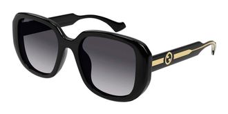 Gucci GG1557SK 001 Womens Sunglasses Black Size 54