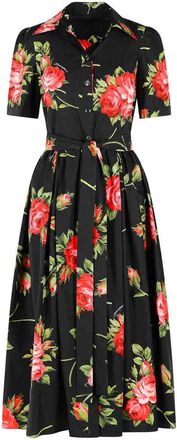 Dolce & Gabbana Black Cotton Dress