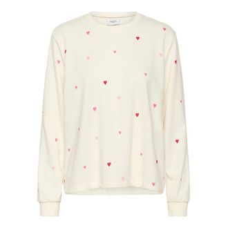 Saint Tropez Sweatshirts & Hoodies - Dames - Sweatshirts & Hoodies - Wit - Maat: XS