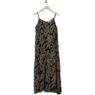 Elan Tiered Maxi Dress in Black Cartagena at Nordstrom Rack, Size X-Small